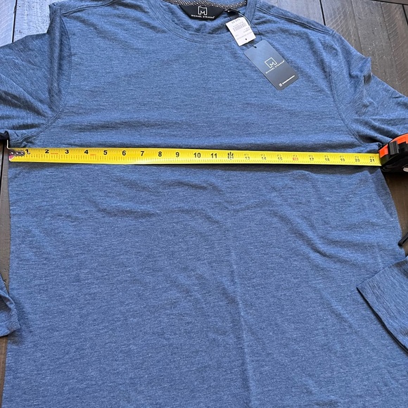 NWT Michael Stahan Blue Long Sleeve - Picture 2 of 4